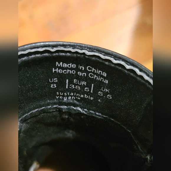 Black Vegan Leather Boot - Picture 6 of 11